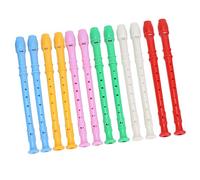 CALLARON Soprano Recorder with Cleaning Rod Plastic 12pcs 8-hole German Style Stable Pitch and Smooth Surface for Beginners for School Music Lessons and Daily Recorder Exercises