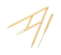 CALLARON Stainless Steel Eyebrow Ruler Second Generation Ratio Measuring Tool for Brow Mapping Brow Caliper Shaping Tool