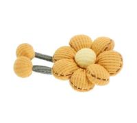 CALLARON Sunflower Brooch Cloth Art Decorative Pin for Women Ladies Finely Polished Lapel Pin with Smooth Surface Charming Floral Accessory for Dress Shawl Elegant and Delicate Jewelry Gift