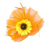 CALLARON Sunflower Fascinator Headband for Women 1 Piece Large Flower Design for Tea Parties and Weddings Elegant Party Accessory