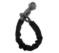 CALLARON Synthetic Winch Rope Shackle 9mm X 55cm Towing Strap with Flexible Soft Connector for Off-road Car Rescue and Heavy-duty Towing Random Color