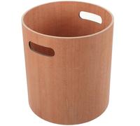 CALLARON Table Trash Can Wooden Desk Garbage Bin Large Capacity Not Easy to Deform Practical Japanese-style Minimalist Chic Design for Office and Home