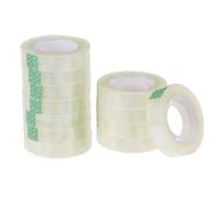 CALLARON Tape 24pcs Small Tape Rolls for School and Office Use High Viscosity Plastic Bopp Strong Tensile Strength for Stick Crafts and Home