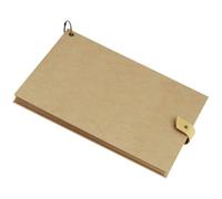 CALLARON Tiny Notepad Khaki Kraft Paper Blank Notebook for Diary Writing