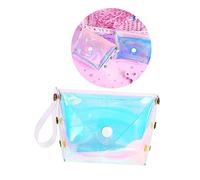 CALLARON Transparent Purse and USB Cable Bag Portable Headset Holder for Travel Pouch for Changes Bills Keys and Receipts Lightweight