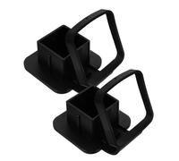 CALLARON Universal 2-inch Rubber Trailer Hitch Cover, Black Silicone Tow Hitch Receiver Plug Cap for Trucks and Suvs, Weather-resistant Towing Hook Protector for Outdoor Use