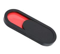 CALLARON Vacant Occupied Sliding Door Sign 15x6cm Black Plastic Privacy Indicator for Office Restroom Conference Room Use