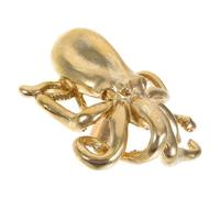 CALLARON Vintage Octopus Shape Brass Cabinet Knobs for Drawers and Wardrobes, Comfortable Feel Animal Drawer Pulls Nautical Marine-Inspired Design, for Home and Stylish Furniture Hardware