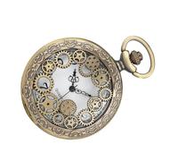 CALLARON Vintage Retro Alloy Pocket Watch with Hanging Chain, Lightweight and Precise Time Keeping, Classic Roman Numerals Design, Gift for Men and Women