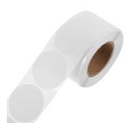 CALLARON Waterproof Thermal Self Adhesive Labels 38mm Round White 500 Sheets Roll Sturdy Name and Address Sticker Paper for Office and Parcel Use