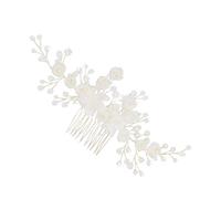 CALLARON Wedding Bridal Headpiece Vintage Chinese Style Hair Comb Flower Hair Accessory Bridal Headdress for Special Occasion