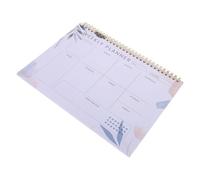 CALLARON Weekly Planning Pad 10.2x7.4 Inches Undated Planner Book with Spiral Binder and Smooth Writing Paper for Home and Office Work Schedule List Notepad with Flexible Space Utilization
