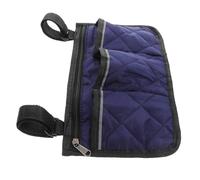 CALLARON Wheelchair Armrest Storage Bag Multiple Pockets Organizer for Easy Attachment for Electric Wheelchair and Walker Accessories