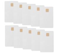 CALLARON White At24C02 Ic Cards 10Pcs 2K Memory Blank PVC Cards for Commercial Access Control Systems