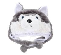 CALLARON Wolf Design Hat Plush Ear Protection Cap Comfortable Warm Winter Hat for Men Outdoor Skating Skiing Hiking Multi