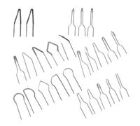 CALLARON Wood Burning Pen Tips Replacement and Soldering Iron Tip Kit 25pcs Iron Wire Nibs Enhanced Precision and Wood Burning Functionality for Pyrography for Professional Electronic