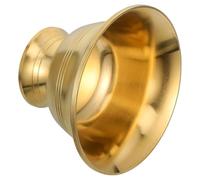 CALLARON Worship Brass Bowl Offering Water Cup for Meditation Ritual Home Altar Decoration 10Cm Diameter Stemmed Design