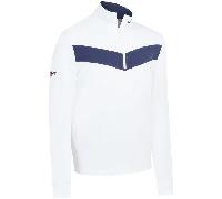 CALLAWAY 2025 ODYSSEY 1/4 ZIP GOLF SWEATER - BRIGHT WHITE