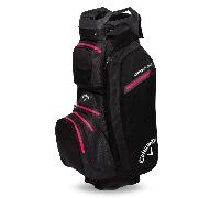 Callaway Golf ORG 14 HD Waterproof Cart Bag 2025, Black/Charcoal/Pink