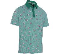 CALLAWAY 2026 AZALEA GINGHAM GOLF POLO SHIRT - GALAPAGOS