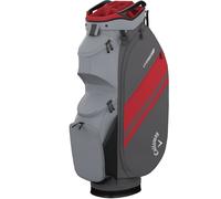 CALLAWAY 2026 CHASE 14 GOLF CART BAG - STEEL / GRAPHITE / RED