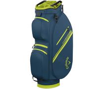 Callaway Golf Chase Dry Waterproof Cart Bag 2025, Navy/Fluorscent Yellow