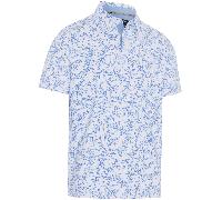 CALLAWAY 2026 CHEV BOTANICAL GOLF POLO SHIRT - VISTA BLUE