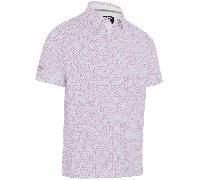 CALLAWAY 2026 GOLF CLUB PRINT GOLF POLO SHIRT - BRIGHT WHITE