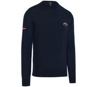 CALLAWAY 2026 ODYSSEY MERINO CREW NECK GOLF SWEATER - NAVY