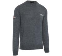 CALLAWAY 2026 ODYSSEY MERINO CREW NECK GOLF SWEATER - STEEL