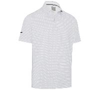 CALLAWAY 2026 ODYSSEY PRINT GOLF POLO SHIRT - BRIGHT WHITE