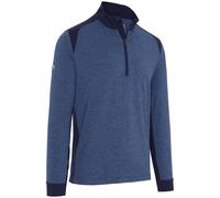 CALLAWAY 2026 SOFT TOUCH BLOCKED 1/4 ZIPPED MIDLAYER - NAVY HEATHER