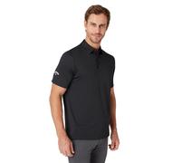 Callaway Golf Mens Swingtech Solid Polo Shirt - Caviar - XXL