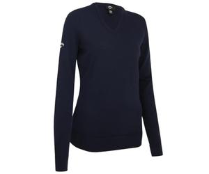 Callaway Apparel Women's Merino Wool Long Sleeve Sweater Sweater
