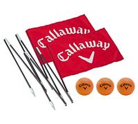 Callaway Back Yard Driving Range Golf Flag Poles - Red