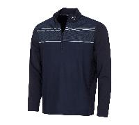 Callaway Block Printed Chev Pullover - PEACOAT - L Size: Large
