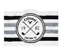 CALLAWAY CARLSBAD CALIFORNIA GOLF TOUR TOWEL - WHITE