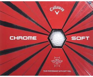 Callaway Chrome Soft Golf Balls, White, Two Dozen (2018)