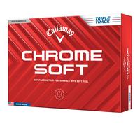 CALLAWAY CHROME SOFT TRIPLE TRACK GOLF BALLS - WHITE
