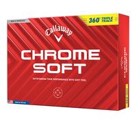 CALLAWAY CHROME SOFT TRIPLE TRACK GOLF BALLS - YELLOW
