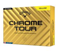 Callaway Golf Chrome Tour Premium Golf Ball 2024, Yellow