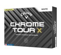 Callaway Golf Chrome Tour X Premium Golf Ball 2024, White, One Dozen