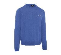 Callaway Crew Neck Mernio Mix Sweater LT MAGNETIC BL HTR - L Size: Lar