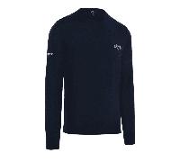 Callaway Crew Neck Mernio Mix Sweater - NAVY BLUE - L Size: Large