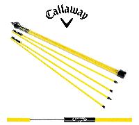 CALLAWAY GOLF ALIGNMENT STIX - 48'' FOLDING GOLF ALIGNMENT AID - PAIR X 2 STICKS