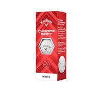 Callaway Golf Balls Chrome Soft Balls, White, 3 Pieces, BL CG Chrome Soft 24 3B PK