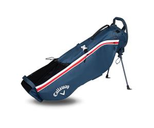 Callaway Golf Carry Plus Lightweight Pencil Bag 2025, Navy/White/Red