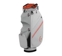 Callaway Golf Chase Cart Bag 2025, White/Silver/Orange