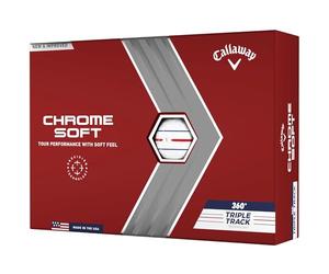 Callaway Golf Chrome Soft 22 Triple Track 360 Premium Golf Ball
