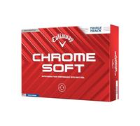 CALLAWAY 2024 CHROME SOFT TRIPLE TRACK GOLF BALLS - WHITE - 1 Dozen